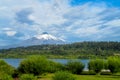 Volcano in Chile, The Ring of Fire Royalty Free Stock Photo